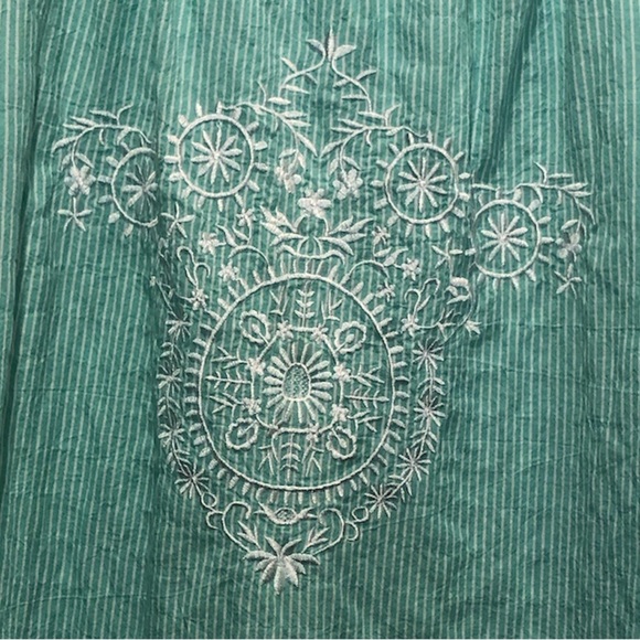 Westbound Women's Peasant 3/4 Sleeve Embroidered Top-Size Large - Picture 3 of 5